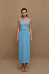 KALLOS DRESS CIEL MIDI