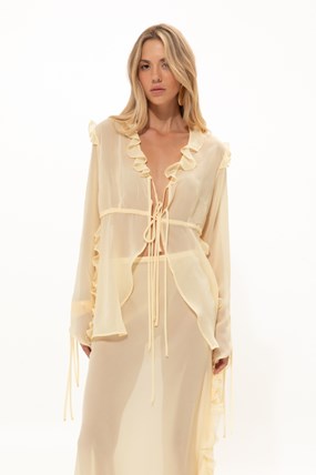 Chamomile Yellow Sheer Top Chamomile Yellow Sheer Top