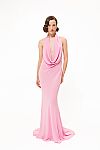 VK BRIGHT PINK MAXI GOWN DRESS
