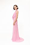 VK BRIGHT PINK MAXI GOWN DRESS