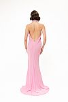 VK BRIGHT PINK MAXI GOWN DRESS