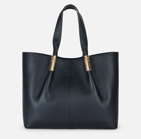 Large tote bag with logo details