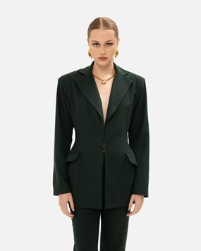PINE GREEN CHEQUERED BLAZER PINE GREEN CHEQUERED BLAZER