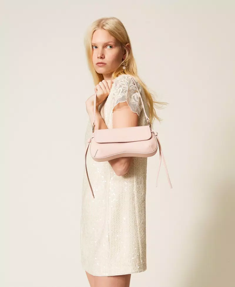 Short bouclé dress with sequins