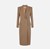 Coat in gabardine fabric