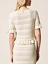 Jumper with ruffles