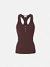 Micro-braided knit top