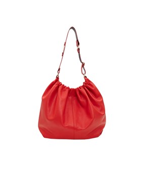 SCARLET LEATHER BAG