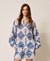 Ramie shirt with floral print