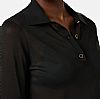 Nylon polo shirt with bra