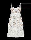 SELF-PORTRAIT EMBR MIDI DRESS