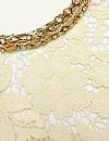 SELF-PORTRAIT LACE TOP YELLOW