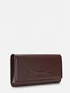 Leather bag with embossed logo