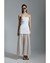 Avant Garde Strapless Maxi White Φόρεμα