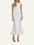 SELF-PORTRAIT LACE MIDI DRESS WHITE