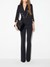 Jacket in double layer stretch crepe fabric with jewel logo