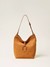 Suede hobo bag