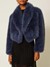 Short faux fur jacket