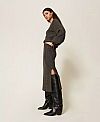 Leather thigh-high boots
